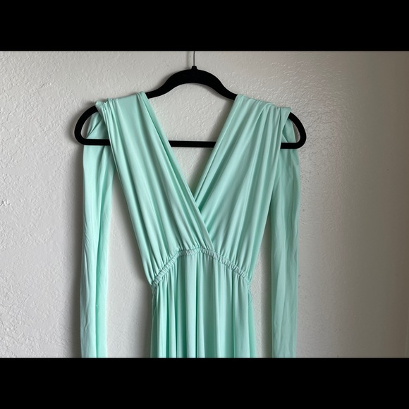 Multi Way Dress for Special Occasions Long Mint Green Color - Picture 5 of 10